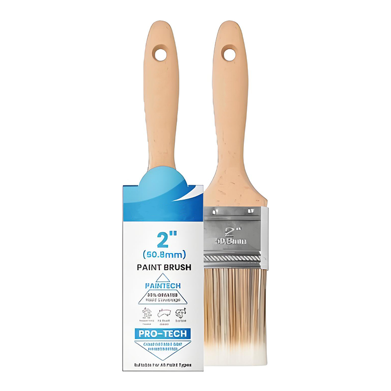Pincel para Pintura con Mango de Haya Plano