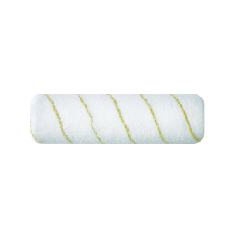 Cubierta para Rodillo de Microfibra de Rayas Amarillas