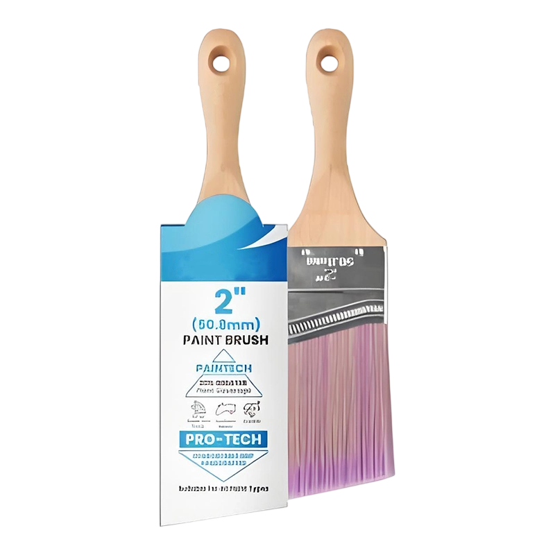 Pincel para Pintura con Mango de Haya Angulado
